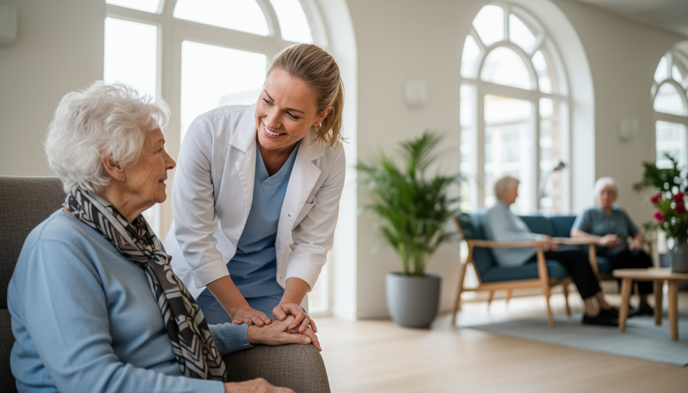 Physician Assistant bij Amsta Amsterdam in gesprek met patiënt